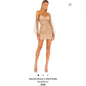 Secrets Dress In Dark Nude